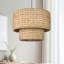 Luminaire suspendu en rotin 1 lumière Armenakis-891556618