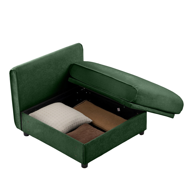 24 Canapé sans accoudoirs - Vert