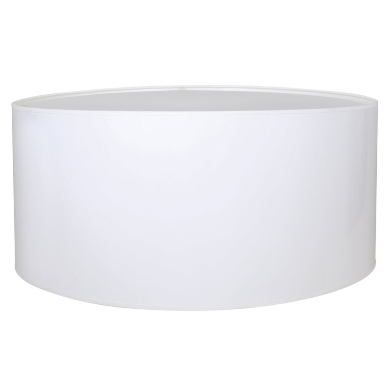 18.5 cm H Drum Lamp Shade ( Screw On ), White