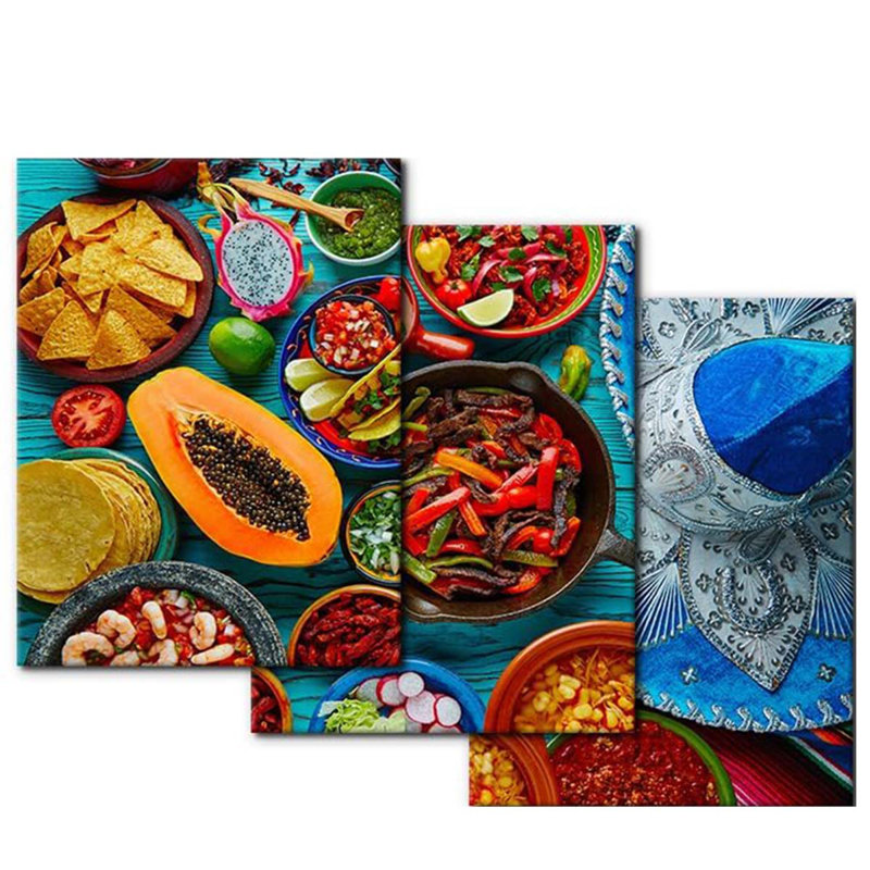 3 Piece Wrapped Canvas Wall Art