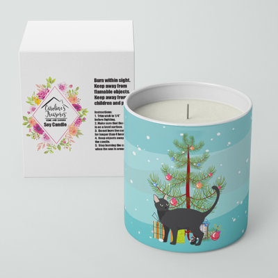 Jar Candle with Ceramic Holder