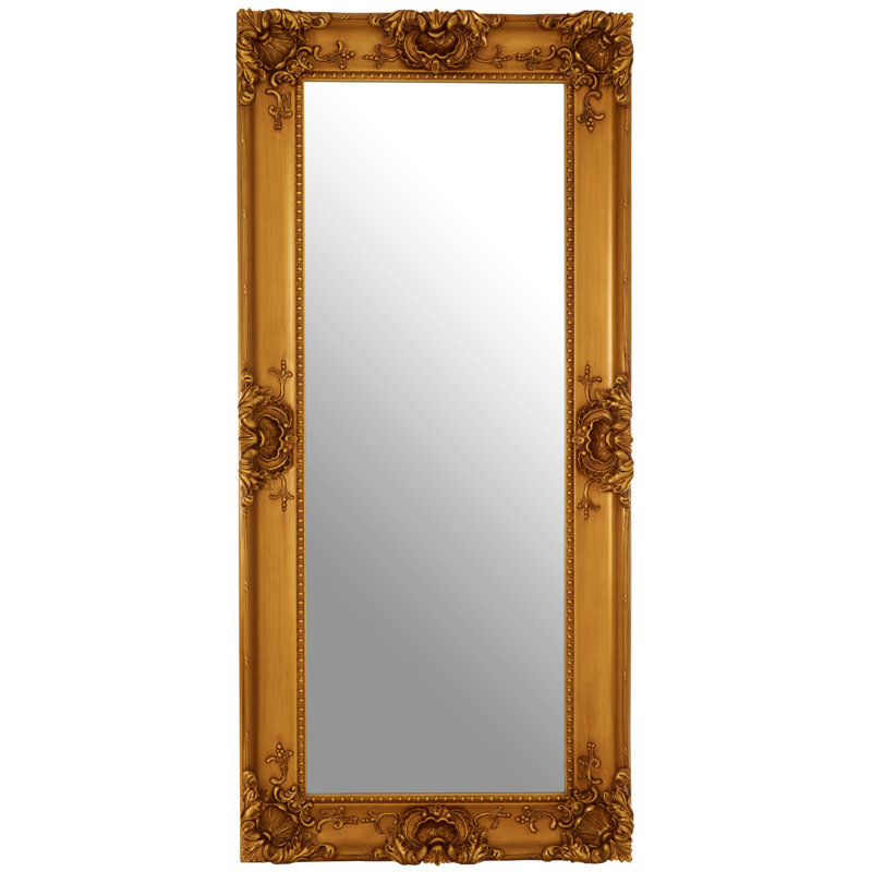 Kolossi Solid Wood Flat Wall Mirror
