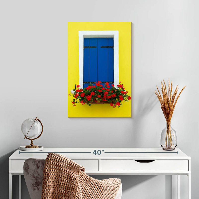 Lilie Blue Window Shutters, 24" H x 16" W
