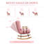 Fauteuil inclinable, oscillant et oscillant en tissu-1099137562