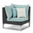 Sameko 6 Piece Rattan Sunbrella Sectional Seating Group with Cushions-334287312-334287318