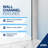 Belmore XL 29.25 - 30.25 in. x 80 in. Frameless Hinged Shower Door with Ultra-Bright  Glass-93065179-110117908