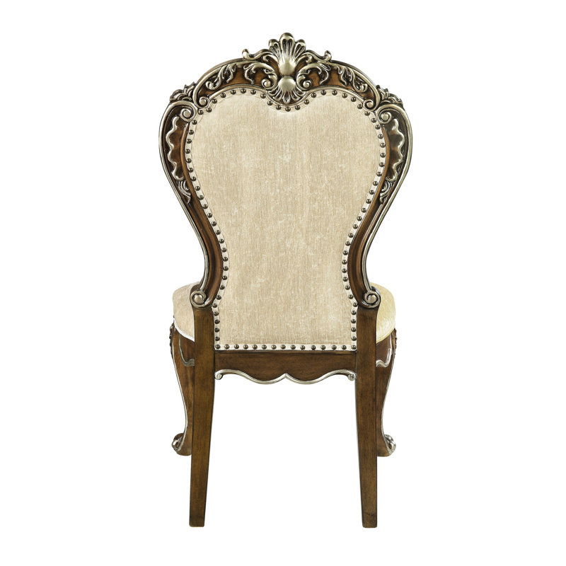 2 chaises d'appoint en tissu, siège rembourré, mousse D22, bois, capacité de poids de 220 lb, 2 pièces en sièges, contreplaqué,