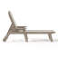 Ensemble de chaises longues d'extérieur inclinables en poly 2 pièces avec roulettes et porte-gobelet-663650706