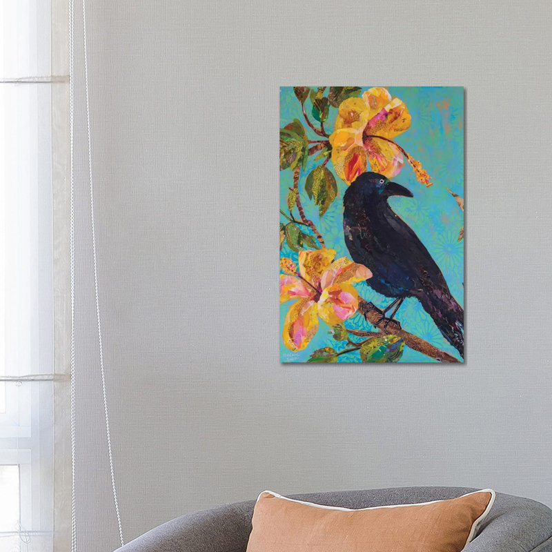 «Hawaiian Bird I» par Elizabeth St. Hilaire - reproduction d'art, Toile tendue, Aucun mat, H 26 po x l 18 po x 1,5 po