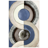Geometric Cool I Washable Area Rug, Power-loomed, Heavenly Softness with Non-Slipping Backing