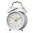 Twin Bell Silent Sweeping Quartz Analog Alarm Clock-138861056