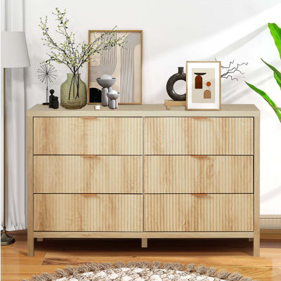 Commode décorative 6 tiroirs Quico