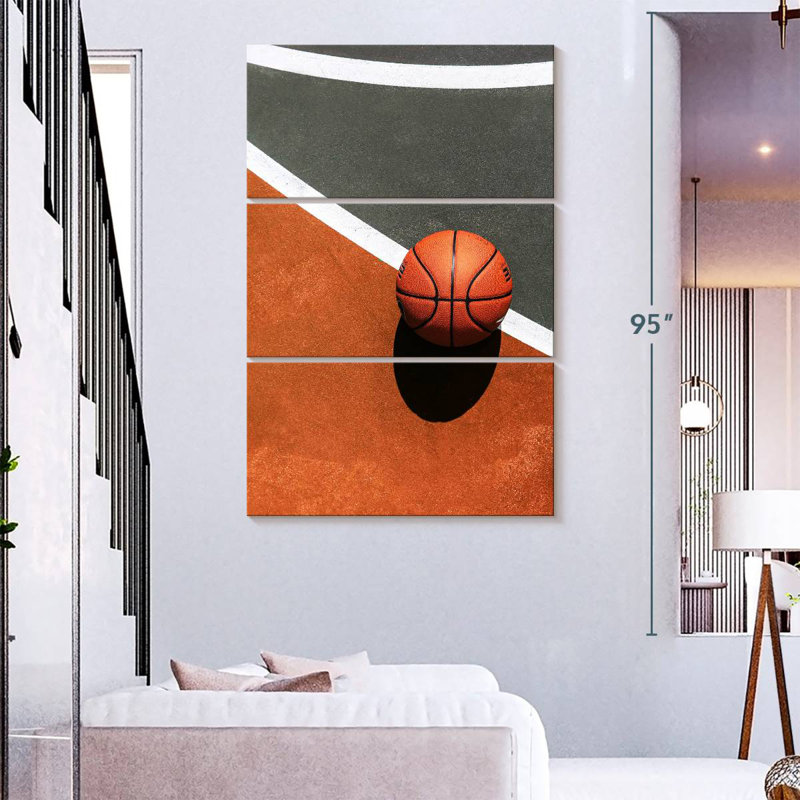 Terrain de basketball Sireci, H 74 po x l 48 po