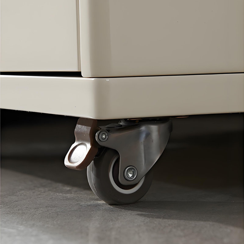 Table d'appoint de canapé en bois massif blanc crème
