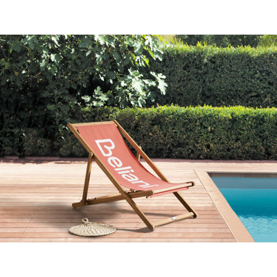 Anzio 39.7cm Long Acacia Single Chaise
