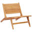Chaise de patio en teck Villalba