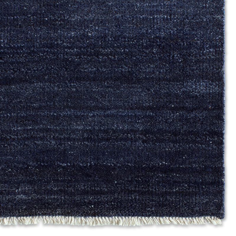 SAGA Hand Knotted Wool Area Rug, Rectangle 7'9" x 9'9"