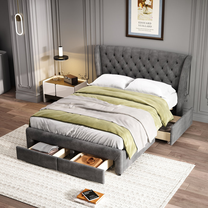 Upholstered Storage Bed