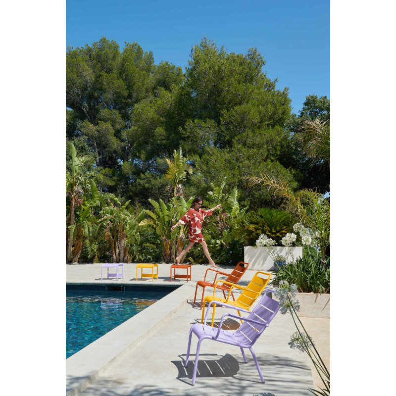 Luxembourg Stacking Patio Dining Armchair, Cotton