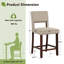Tabouret de comptoir 24,5 po
