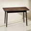 Table de cuisine Mid-Century Nordic - Rectangle, acajou foncé, 47,2 po x 29,5 po-1136330888