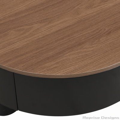 Ensemble de deux tables basses gigognes rondes
