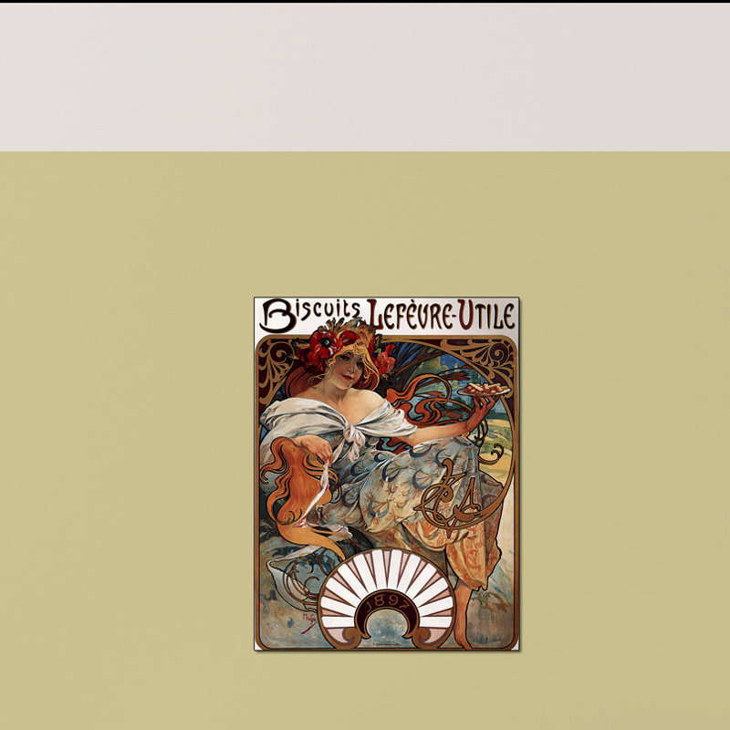 Mucha Alphonse - Wrapped Canvas Print, 80cm H x 60cm W x 1.8cm D