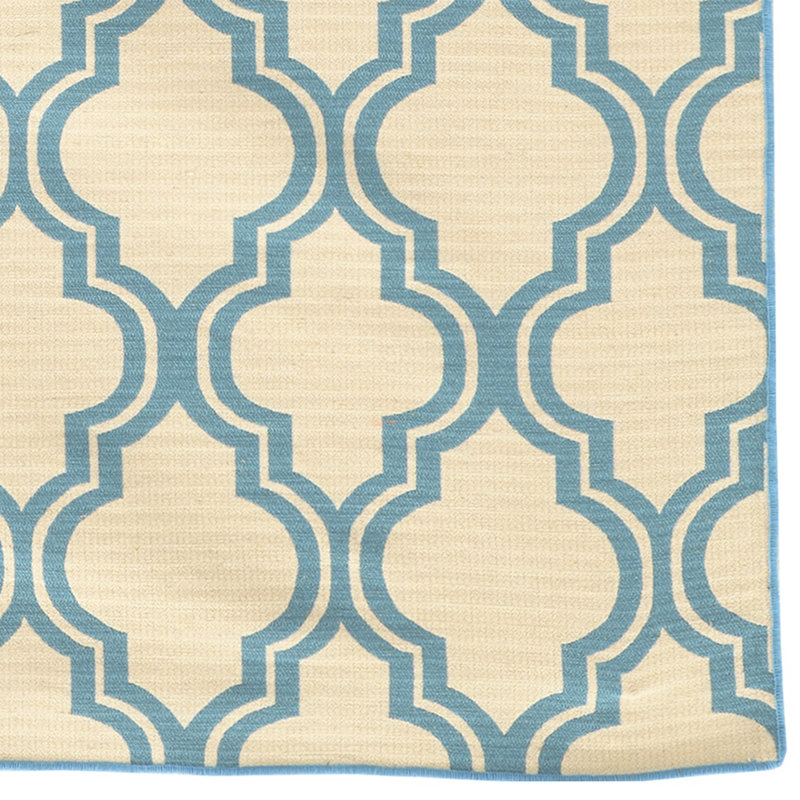 Felisa Wool Geometric Indoor Rug, Rectangle 5' x 8'