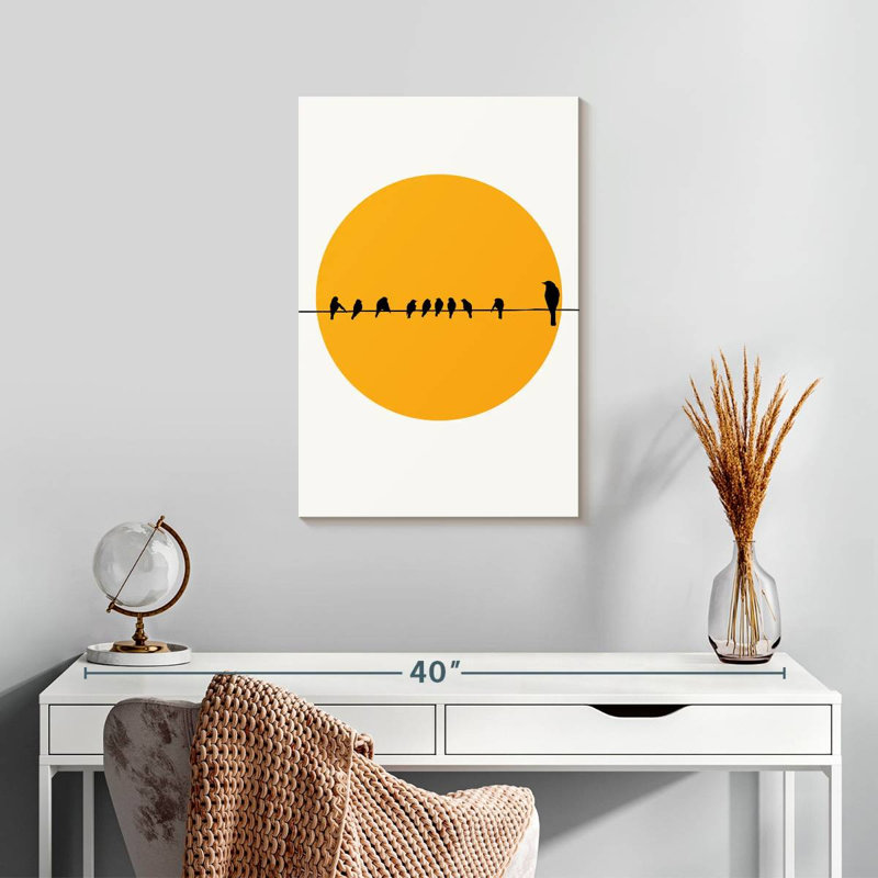 Brampt Sleeping Birds, 24" H x 16" W