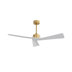 Gold with White Blades