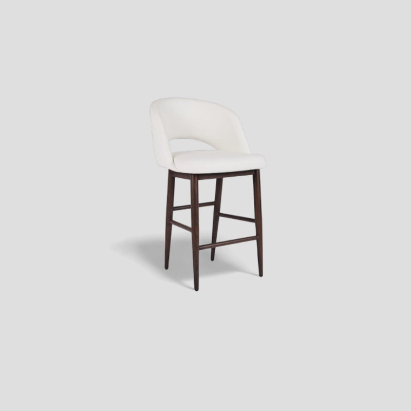 Brada Counter Stool, White