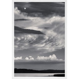 Island Lake Moon By Peter Dušek - Framed Wall Art