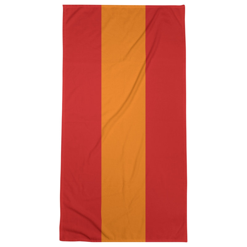 Beach Towel, Dark Red/Dark Orange