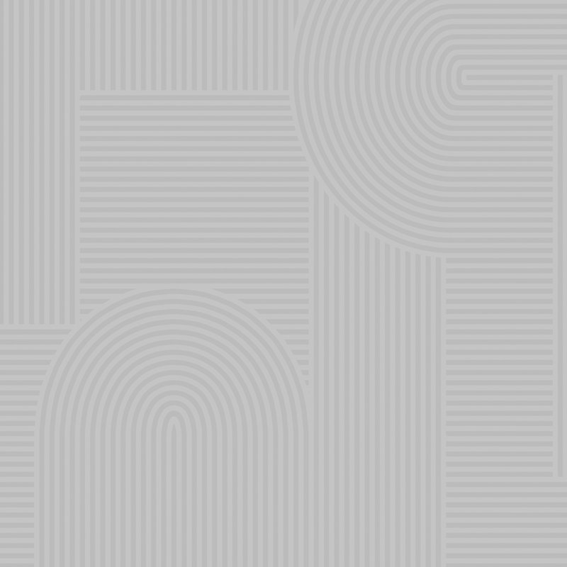 Sublime Geometric Vinyl Wallpaper Double Roll, Sand Gray