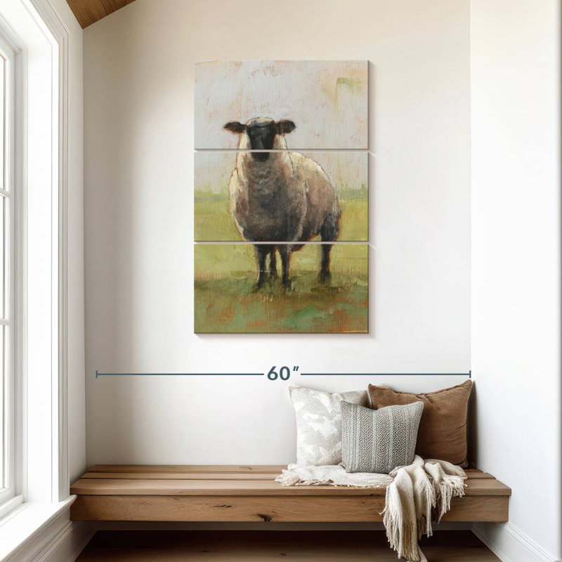 Brampt Away From The Flock I, 45" H x 28" W
