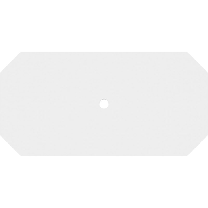 Médaillon de plafond contemporain en PVC Emerald, H 1 po x l 12 po x P 6 po