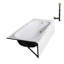 Baignoire en acier émaillé 60 po x 30 po Alcove / Tile-98619523