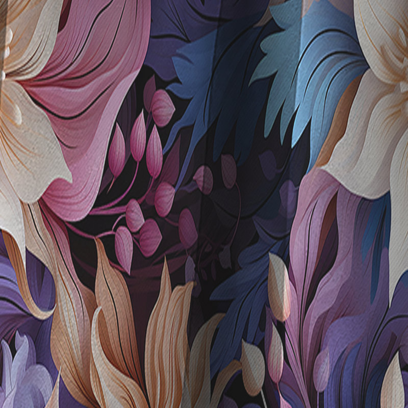 Zen Tranquility Paisley Pattern - Floral Curtain - Blackout Floral Curtain - 1 Panels, 52" W x 108" L