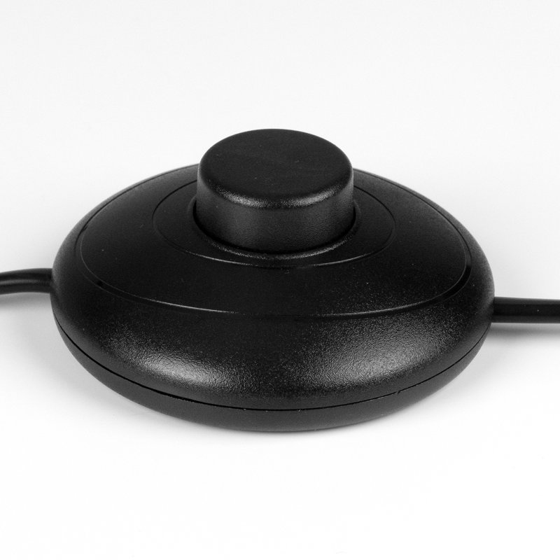 Lampe sur pied arquée 75 po Merick, Noir