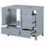 [Cabinet seulement] Meuble-lavabo (lavabo non inclus)-1515105458