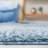 Corfu Tahoe Shag Performance Solid Color Rug-1091624589