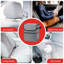 Simple poubelle de voiture de luxe 2 gallons avec couvercle et poches de rangement, poubelle polyvalente avec sangles réglables, organisateur pliable et portable, gris