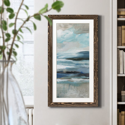 «Distant Drama II», peinture sur toile encadrée