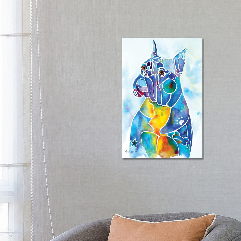 Boxer Dog Breed by Jo Lynch - Wrapped Canvas Gallery-Wrapped Canvas Giclée