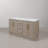 Kamila 60" Carrara White Marble Countertop Bath Vanity in Gray Oak with Mirror-1801068622
