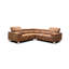 Calysta Leather Air Suede Look Corner Sofa with Adjustable Headrests-2104378651