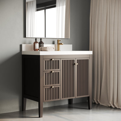 Meuble-lavabo simple 36 po