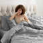 Ensemble d'édredon plissé avec draps Bed-in-a-Bag-103134055-103134054