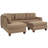 Romulus Upholstered L-Shaped Sectional Reversible-648361280