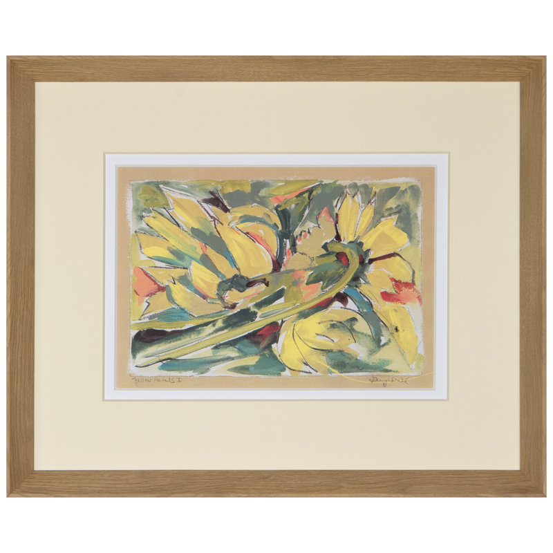 Yellow Petals I Print by Daughdrill